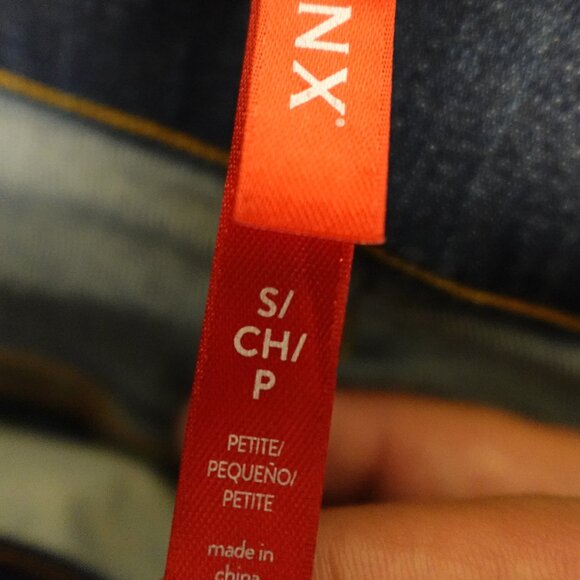 Spanx SPANXshape Original EveryWear Flare Jeans Women's small Petite Blue Denim - Picture 4 of 13